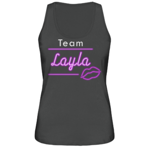 Willkommen im Team "Layla" das ultimative Partyshirt für Mallorca oder Volksfest - Ladies Organic Tank-Top