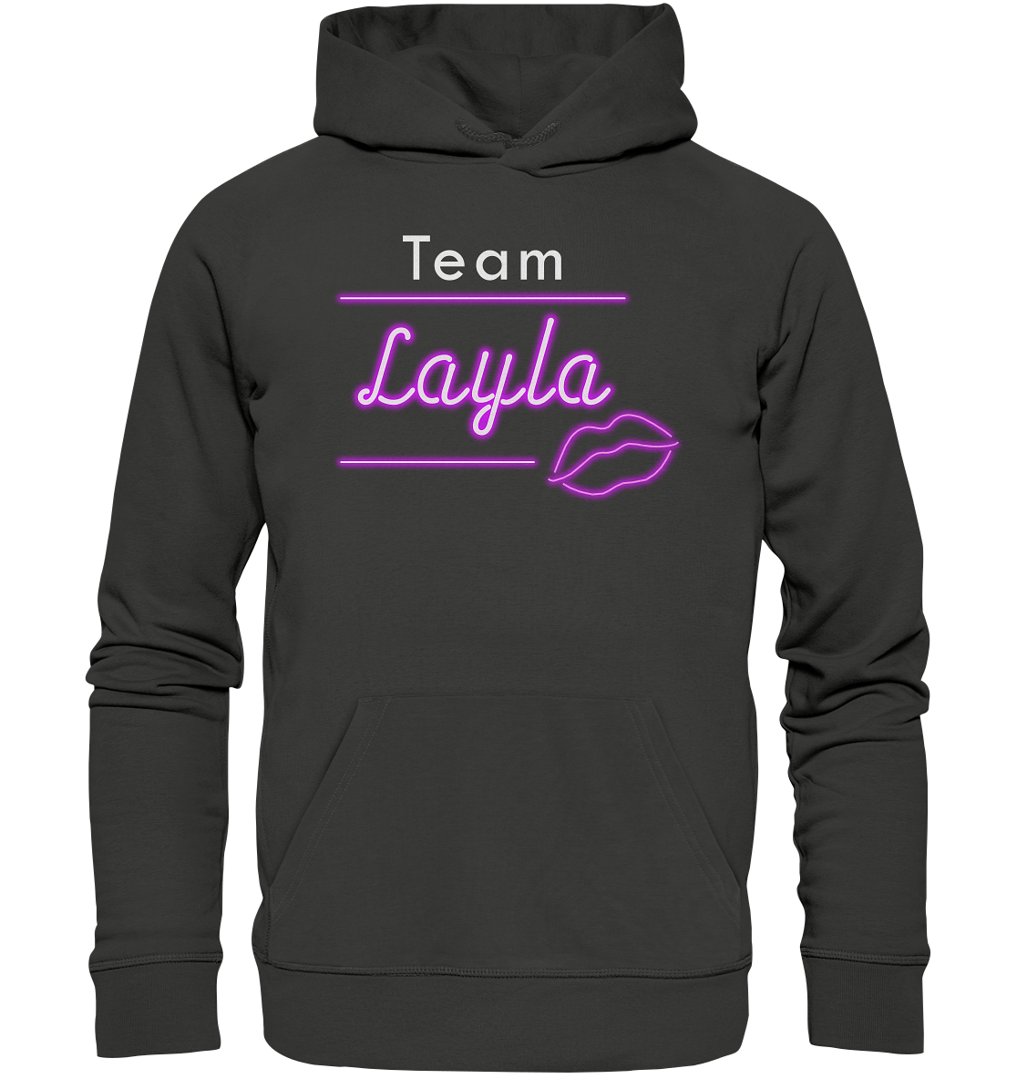 Willkommen im Team “Layla” das ultimative Partyshirt für Mallorca oder Volksfest – Premium Unisex Hoodie